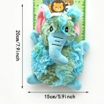 宠物玩具毛绒发声猫狗玩具泰迪耐咬洁齿卡通棉玩偶公仔大象鸭兔子