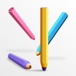 儿童笔IPAD 适用华为小米VIVO OPPO平板学习机笔绘画笔触控笔