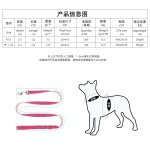 跨境直供狗狗牵引绳棉麻耐用中大型犬P链柴犬金毛遛狗防爆冲绳子