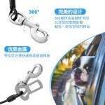 宠物汽车带狗狗出行车载牵引绳固定安全扣尼龙钢丝绳狗链车载出行