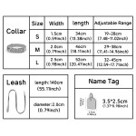 皮革宠物项圈牵引绳吊牌 可刻字logo狗圈 猫狗脖圈遛狗绳狗带 (有码数）