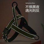 狗狗胸背带背心式牵引绳大型犬狗项圈马犬金毛德牧边牧脖圈遛狗绳