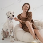 跨境反光狗狗项圈户外猫狗宠物用品狗绳牽繩宠物项圈牵引绳套装 (有码数）