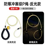 狗狗牵引绳P绳宠物反光狗P链狗链子中大型犬通用防爆冲遛狗绳现货