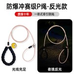 狗狗牵引绳P绳宠物反光狗P链狗链子中大型犬通用防爆冲遛狗绳现货