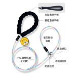 狗狗牵引绳P绳宠物反光狗P链狗链子中大型犬通用防爆冲遛狗绳现货