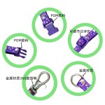 亚马逊爆款夜光狗狗牵引绳星月图案猫咪胸背带牵引绳猫工字防挣脱