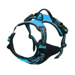 亚马逊新款反光背带大中型狗狗胸背带背心式狗狗牵引宠物用品  (有码数）