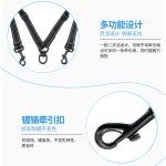 一拖二狗狗伸缩牵引绳反光绳防缠绕牵狗绳弹力双头宠物遛狗绳