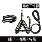 狗狗牵引绳遛狗绳子仿尼龙反光大中小型犬宠物脖套带项圈攀岩绳 (有码数）