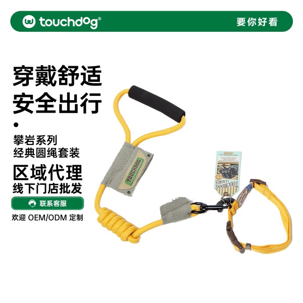 它它狗狗牵引绳狗链项圈式遛狗绳