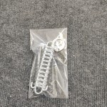 狗狗牵引绳缓冲弹簧狗链子压缩弹簧宠物防爆冲减震拉簧狗绳带配件