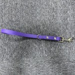 现货热销防水PVC银扣 30cm 长短牵引狗狗宠物牵引绳防水易清洁