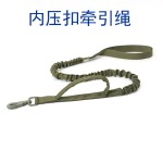 战术项圈狗狗牵引绳狗链户外脖圈尼龙中大型犬军犬训练狗带遛狗链