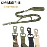 战术项圈狗狗牵引绳狗链户外脖圈尼龙中大型犬军犬训练狗带遛狗链