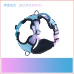 亚马逊新款宠物胸背带防爆冲大狗胸背批发定制反光狗狗胸背牵引绳