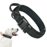 跨境战术狗狗迷彩项圈套装大型犬尼龙牵引绳可调节宠物战术迷彩