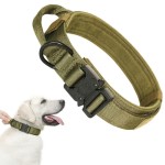 跨境战术狗狗迷彩项圈套装大型犬尼龙牵引绳可调节宠物战术迷彩
