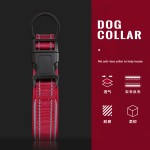 2025新款狗狗反光项圈宠物牵引绳中大型犬训练脖套颈圈脖圈胸背带