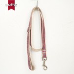 MUTTCO厂家销售合金扣狗圈套装 红色格子牵引绳 狗狗用品UDC-012