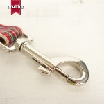 MUTTCO厂家销售合金扣狗圈套装 红色格子牵引绳 狗狗用品UDC-012