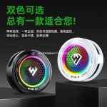 2025武影子X5X7智能温控结冰散热器手机平板通用带跑马灯数显散热
