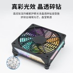 散热风扇12cm轴流散热器路由器底座USB5V工业主机箱DC12V静音跨境