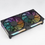 散热风扇12cm轴流散热器路由器底座USB5V工业主机箱DC12V静音跨境
