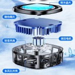 跨境爆款X76手机散热器磁吸散热半导体制冷带背夹制冷黑科技