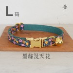 MUTTCO 厂家现货 墨绿漫天花 时尚图案宠物猫圈 外贸批发UCC-172B