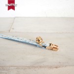 MUTTCO 厂家供应 蓝白鸡蛋花猫项圈 双层耐用锌合金属扣 UCC-170J