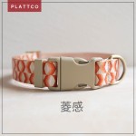 PLATTCO 爆款新品狗项圈宠物项圈涤纶耐磨印花项圈 PDC364