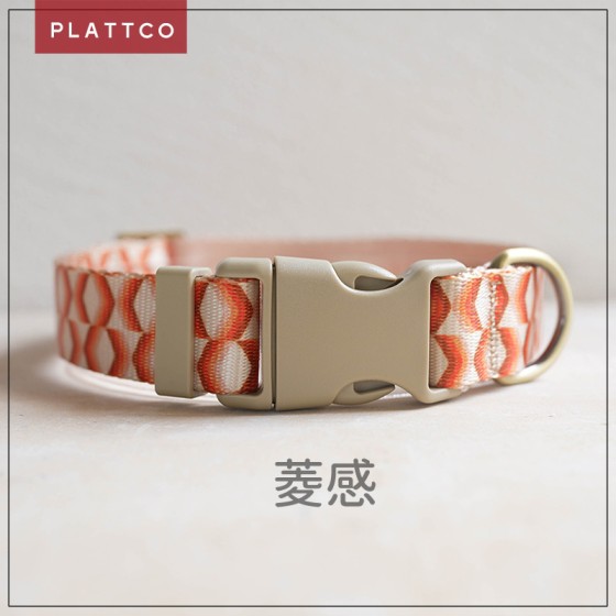 PLATTCO 爆款新品狗项圈宠物项圈涤纶耐磨印花项圈 PDC364