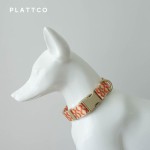 PLATTCO 爆款新品狗项圈宠物项圈涤纶耐磨印花项圈 PDC364