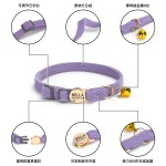 灯芯绒猫项圈安全扣可刻字宠物名时尚个性跨境猫项圈真实源头工厂