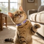 灯芯绒猫项圈安全扣可刻字宠物名时尚个性跨境猫项圈真实源头工厂