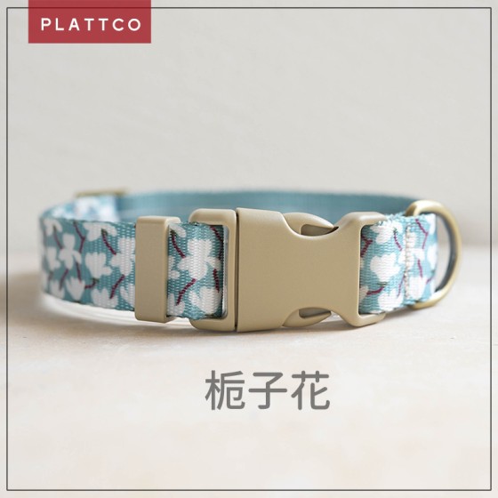 PATTCO仿尼龙丝印宠物狗脖圈跨境宠物制用品可刻字塑料扣 PDC345