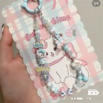 少女原创可爱手机链KT猫城堡挂链ccd手机短款挂绳相机挂链