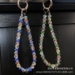 手机链串珠 手机挂件卡片含扣手腕式手机链条ccd相机钥匙挂绳