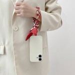 编织手机挂绳手腕款手机链短款金属小香风吊绳钥匙扣挂饰相机挂件