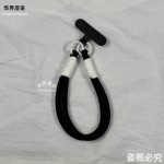 ins短款手机纯色钥匙扣腕带通用挂绳ccd编织相机手腕挂件手机链