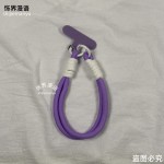 ins短款手机纯色钥匙扣腕带通用挂绳ccd编织相机手腕挂件手机链