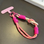时尚百搭手机挂绳短款手腕手提绳撞色防丢吊绳结实耐用编织绳挂件
