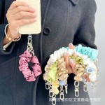 手提链短款双头扣ins风手机挂绳手机链手腕带弹力大肠多巴胺防丢