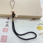 菩提招财猫手机链手腕式挂链吊坠挂件防丢防摔手机壳U盘挂绳挂脖