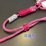 新款国风斜挎手机挂绳尼龙编织可调节背带男女长款包旅游爬山防丢