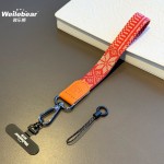 不勒脖手机挂绳宽帆布挂脖绳子手腕链条相机挂件工作证吊绳手机链