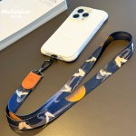 不勒脖手机挂绳宽帆布挂脖绳子手腕链条相机挂件工作证吊绳手机链