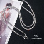 0.6cm水钻斜挎链子奢华满钻手机挂绳高端相机背带可拆卸包包背带