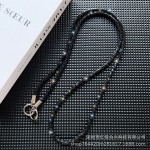 方形水晶可背式斜挂手机挂绳高级感女款时尚手机斜挎链防丢网红链